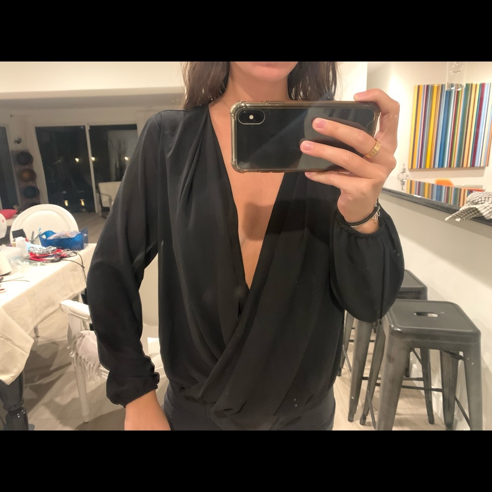 Black women blouse